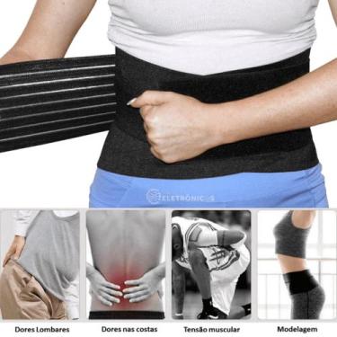 Imagem de Cinta Compressora De Abdome Correção De Postura Coluna Lombar, Feminin