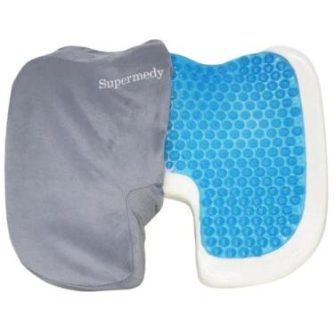 Imagem de Almofada Coccix Anatômica Para Dor Coluna Ortopédica De Assento - Supe