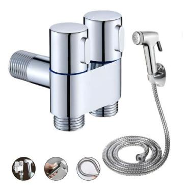 Imagem de Duchinha Ducha Higiênica Registro Duplo Com Derivação - Genérico