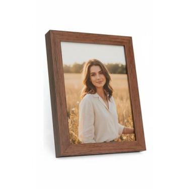 Imagem de Porta Retrato 15x21 Marrom: Eternize Momentos! - Congratulations Store
