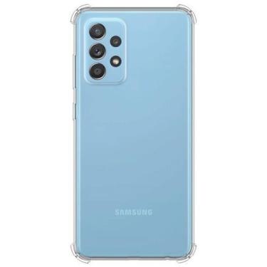 Imagem de Capa Silicone TPU  Anti Impacto Para Samsung Galaxy A32 4G Transparent