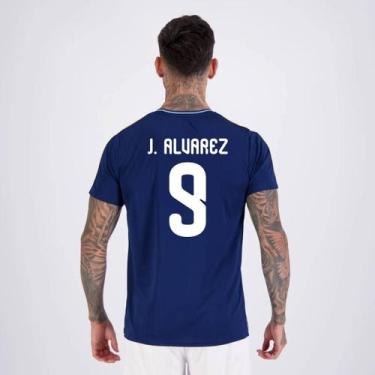 Imagem de Camisa Argentina Tracks Marinho 9 J. Alvarez - Balboa, GG