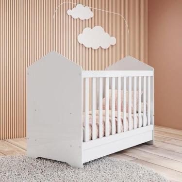 Imagem de Berço Mini Cama 3 em 1 Malu Espresso Móveis Branco