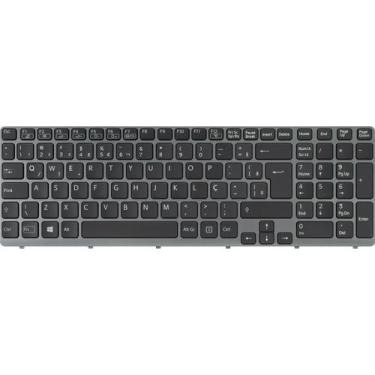 Imagem de Teclado para Notebook Sony Vaio SVE15125 - BestBattery, Cinza