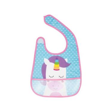 Imagem de Babador Impermeável com Bolso Buba Animal Fun - Unicórnio