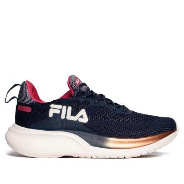 Imagem de Tênis Feminino Fila Speed Lite Esportivo Marinho/Rosa, Marinho, Rosa, 