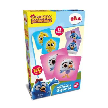 Imagem de Galinha Pintadinha Jogo da Memória Gigante - Elka