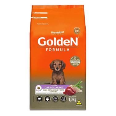 Imagem de Ração Golden Fórmula Cães Filhotes Minibits sabor Carne e Arroz 1 Kg, 
