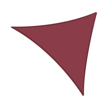 Imagem de Toldo Triangular Impermeável 5x5x5 2x2x2M Para Jardim, Pátio E Piscina
