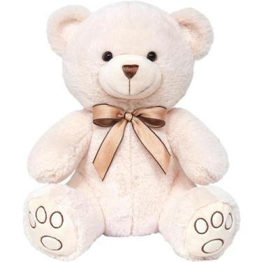 Imagem de Pelúcia infantil Ursinho carinho 29cm buba marrom + 3m, Claro