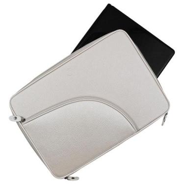 Imagem de Bolsa / Pasta Porta Notebook Case Protetora Office Designer Cor:Perola