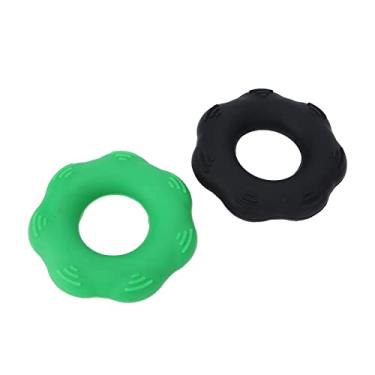 Imagem de Hand Grip Trainer, anel de silicone flexível para exercício de dedo ergonômico resistente ao desgaste compacto portátil para reabilitação para homens mulheres para home office