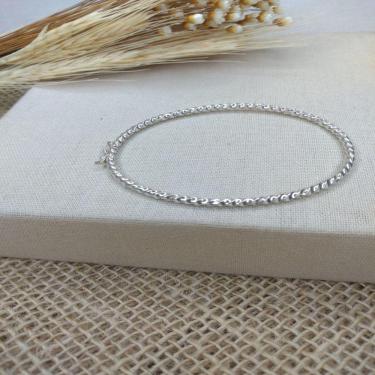 Imagem de Bracelete Oval Fio Torcido Prata925