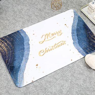 Imagem de Tapetes de porta para decoração de interiores Tapetes de cozinha antiderrapantes Tapetes de banheiro Absorvente de água Tapete de banheiro absorvente de água Tapete antiderrapante 50,8 x 81,2 cm