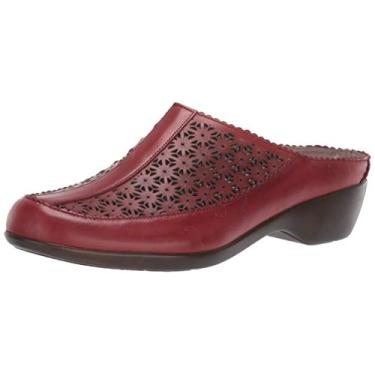 Imagem de Easy Spirit Tamanco feminino Dusk Mule, Vermelho 600, 6.5 Wide