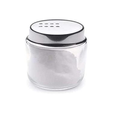 Imagem de Saleiro/Pimenteiro 100ml em Aço Inox e Vidro Forma