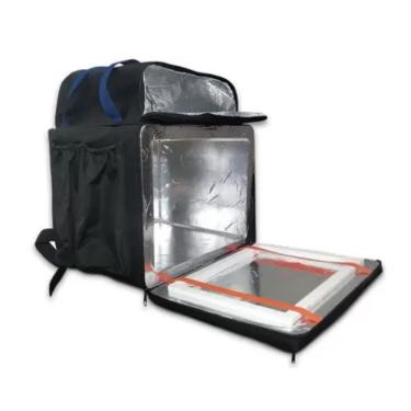 Imagem de Mochila Bagtérmica Bolsa Motoboy  Pizza Lanches 45L