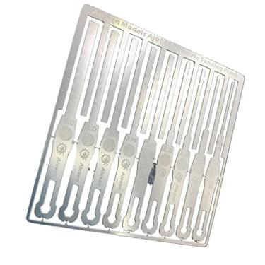 Imagem de MOOKEENONE 9X Mini Stainless Steel Detail Grinding Stick Model Building Tools for Gundam Handheld Decoration