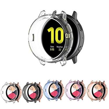 Imagem de Capa Bumper Case para Samsung Galaxy Watch Active 2 44mm SM-R820 e SM-R825 - Marca Ltimports (Transparente)