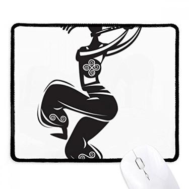 Imagem de Mousepad mexicano de dança do México Mouse pad com borda costurada de borracha para jogos