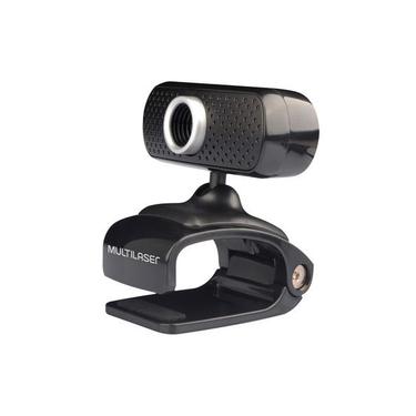 Imagem de Webcam Plug & Play 480p Mic Usb Preto Wc051 Multilaser