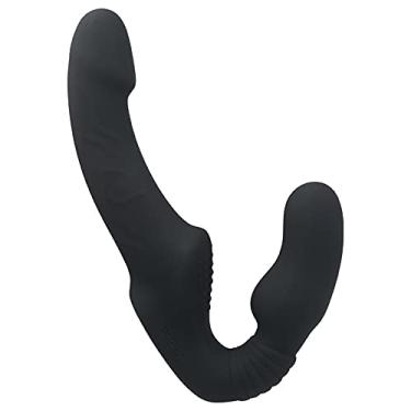Imagem de Plug Anal Brinquedos sexuais vibradores duplos vibratórios de ponto G usam vibrador vibrador vibrador sem alças casais plug anal (estilo B)