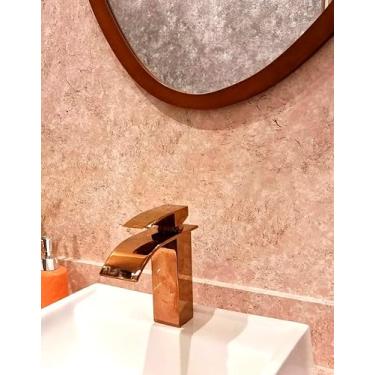 Imagem de Papel de Parede Adesivo Texturizado Miracema Rosa - 1m x 60cm