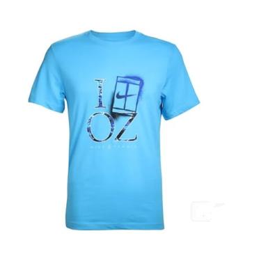 Imagem de Camiseta Nike Court Oz Graphic Tee Azul Tamanho G