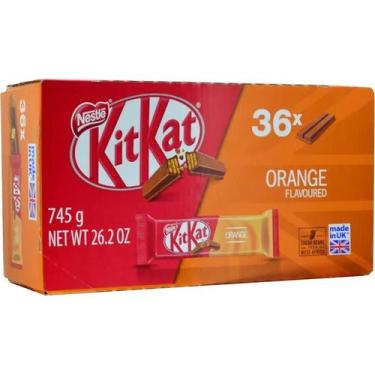 Imagem de Chocolate Nestle Kit Kat Orange Flavoured 745G 36 Unidades