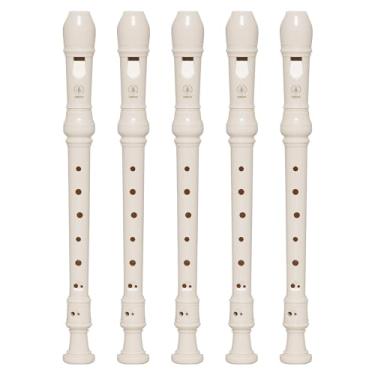 Imagem de Kit 5 Flautas Doce Soprano Barroca Em C YRS-24B