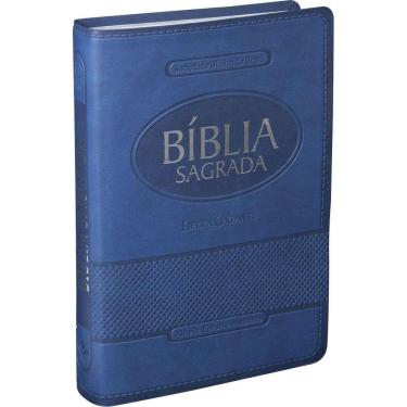 Imagem de Biblia RA - L. Gigante - Azul - SBB