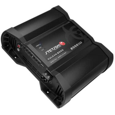 Imagem de Amplificador Digital Vulcan 2000W Stetsom 1 Canal 2 Ohms, Modelo: VULCAN2000_2, Cor: Preto