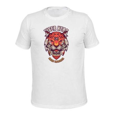 Imagem de Camiseta Plus Size 100% Algodão Malha 30.1 Tiger Hear - Surprass