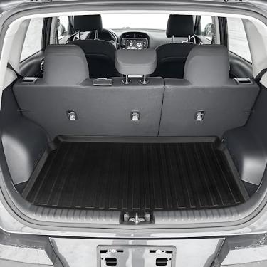 Imagem de Forro de carga premium para Kia Soul 2020-2023 - 100% de proteção - Tapete de porta-malas de carro de ajuste personalizado - Tapete de carga preto fácil de lavar e para todas as estações - Forro de porta-malas medido a laser em forma de 3D para Kia Soul (SK3)