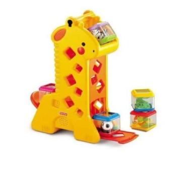 Imagem de Girafa Com Blocos Fisher-Price - Mattel B4253 - Fisherprice
