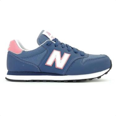 Imagem de Tênis New Balance Feminino 500 V2 Casual Marinho Gw500jf2 35