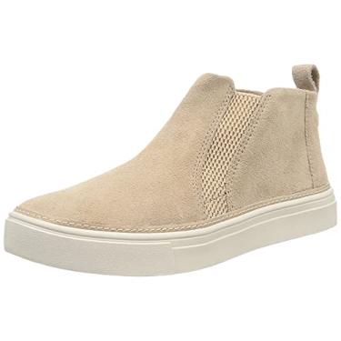 Imagem de TOMS Bryce Tênis feminino de cano alto com forro de pele sintética, Camurça areia (00), 35