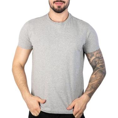 Imagem de Camiseta Ellus Cotton Melange Classic Cinza