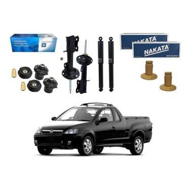 Imagem de Kit Amortecedor Dianteiro Traseiro Montana 1.8 2003 A 2010 - Nakata