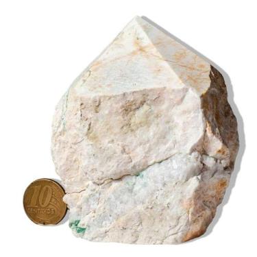 Imagem de 03 Jadeita Pé e Bico Serrado 400 a 500g 8 a 11cm Tipo C - CristaisdeCu