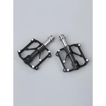 Imagem de Pedais Axel de liga de titânio para estrada/mountain bike 167 g, rolamento selado, plataforma leve de 9/40.6 cm