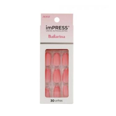 Imagem de Unhas Autocolantes Kiss Ny Impress Bailarina Fancy Bipam521br - KISS N
