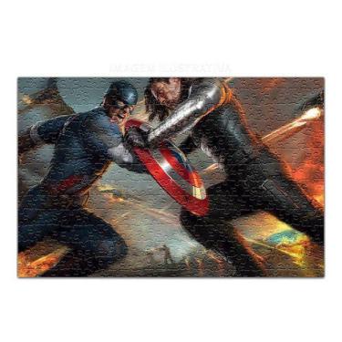 Imagem de Quebra Cabeça Capitão America Vs Homem De Ferro 48 Peças - Pomp's Geek