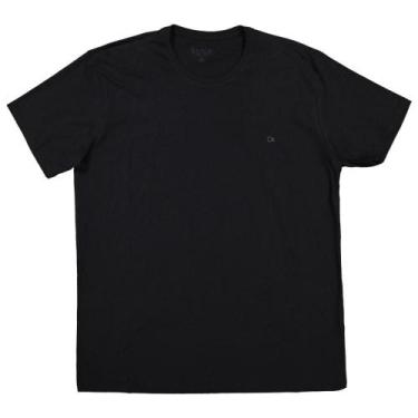 Imagem de Camiseta Básica Plus Size Gola Redonda Preta XXG Ogochi