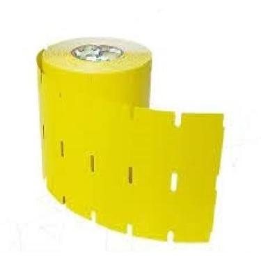 Imagem de Kit 10 Rls Etiqueta de Gôndola Universal Amarela 105x30mm + 5 Ribbons 