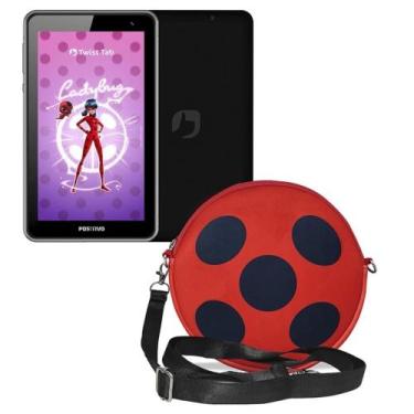 Imagem de Tablet Infantil Positivo Ladybug Twist Tab + Tela 7'' 64GB + 2GB ram A