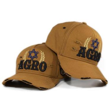 Imagem de Boné Rasgadinho Agro Snapback Country Lançamento Pampas Envio Imediato
