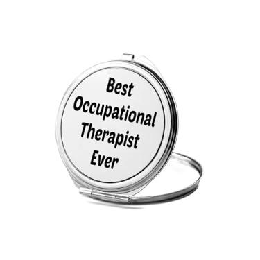 Imagem de SpreadPassion Espelho compacto de terapeuta ocupacional, melhor espelho fotográfico de todos os tempos, espelho de maquiagem de viagem pequeno espelho portátil, espelho de bolso portátil, ideia de