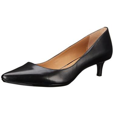 Imagem de Calvin Klein Sapato feminino Gabrianna, couro preto, 38 M EUA, Couro preto 001, 36