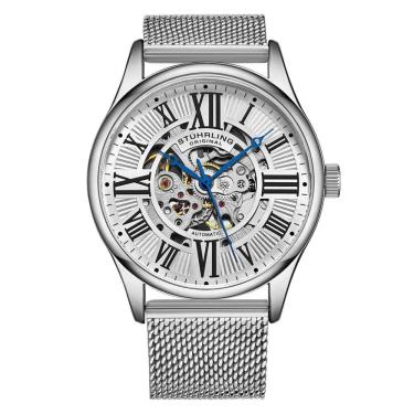 Imagem de Relógio Masculino Stuhrling Atrium 3942 Automático 42mm, Prata